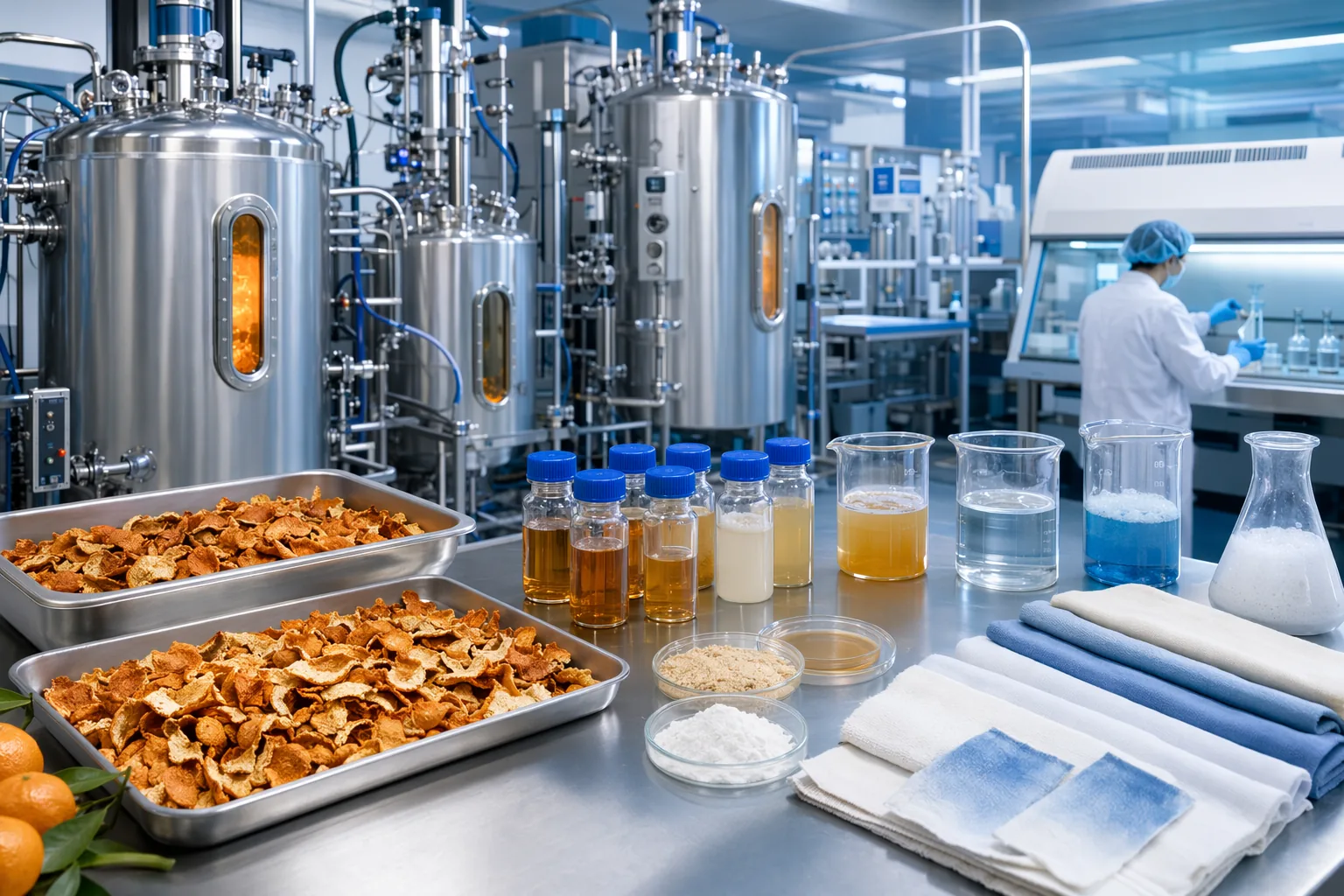 Substrate With Mandarin Peel for Production Cold Active Enzymes